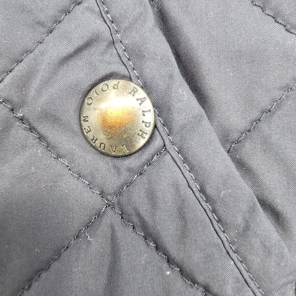 Polo Ralph Lauren Navy Quilted Full Zip Jacket 2T Preppy Toddler Play Coat - Picture 9 of 11